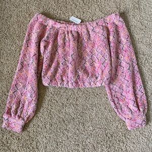 NWT JOA Pink Sweater